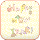 stupid's newyear go launcher آئیکن