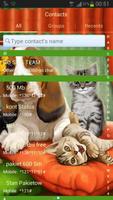 GO SMS Pro Theme Dog Cats ảnh chụp màn hình 2