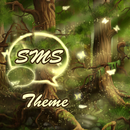 Motyw lasu GO SMS Pro aplikacja