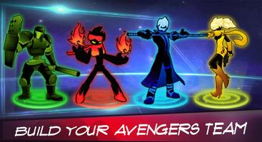 Stick Avengers VS Zombie : Stickman Warriors 截图 1