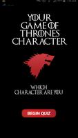 Your Game Of Thrones Character Affiche