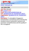 Singapore Government Directory capture d'écran 2