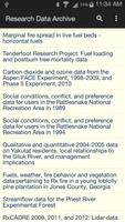 Research Data Archive (USFS) capture d'écran 1