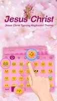 God Christ Floral Theme&Emoji Keyboard Ekran Görüntüsü 2