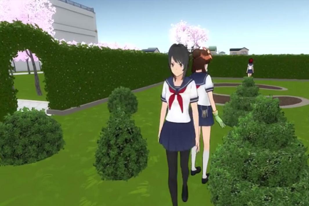 Yandere simulator на андроид оригинал. Яндере симулятор город. Яндере симулятор 2018 на андроиде. Яндере симулятор Уэкия Энгейка арт. Яндере симулятор садовый клуб.