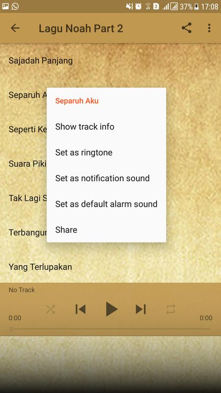 Gratis Free Lagu Separuh Aku Noah Band 4share