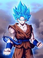 Goku Super Saiyan God Blue Wallpapers ポスター