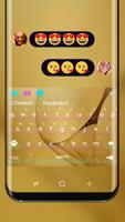 Gold Keypad Wallpaper for Xiaomi पोस्टर