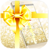 Diamond Gold Bowknot Theme icon