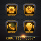 Cool technology icon