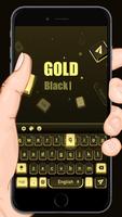 Golden Black Cheetah Keyboard 海报