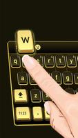 Golden Black Cheetah Keyboard 截图 1