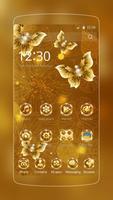 Gold Butterfly Cartaz