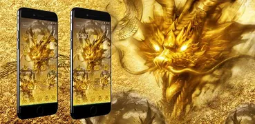 Papel de Parede Golden Dragon