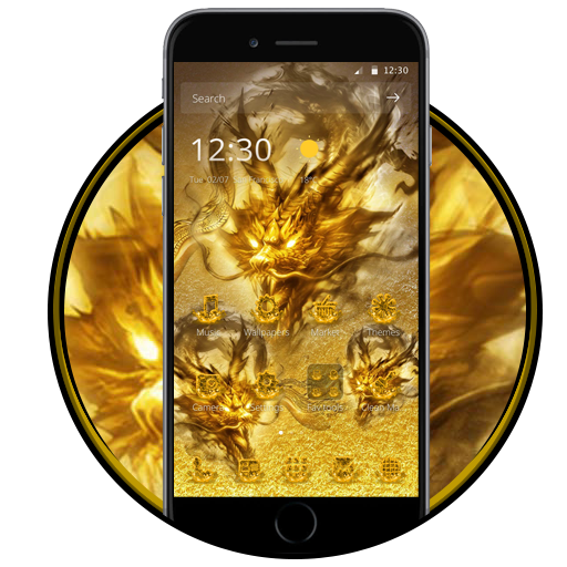 Golden Dragon Wallpaper