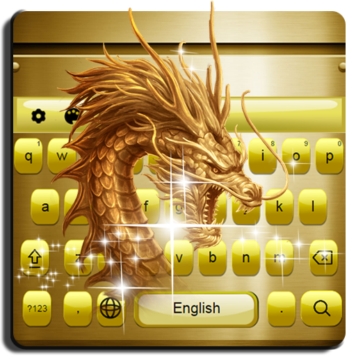 Gold Dragon Keyboard Theme