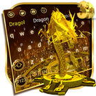 Icona Drago d&#39;oro 3D
