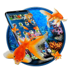 Icona Tema 3D acquario di pesce oro