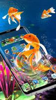 3D Gold fish aquarium capture d'écran 2