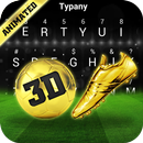 Animated Gold Football Keyboard Theme APK