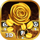 Imperial Gold Flower 3D Theme APK