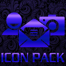 ICON PACK BLUE METAL THEME APK