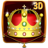 ”Gold King Crown 3D