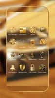 Gold Luxury Car Theme syot layar 2