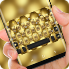 Gold Luxury Deluxe Theme Golden Keyboard ไอคอน