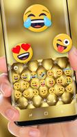 برنامه‌نما Gold Luxury Deluxe Theme Golden Keyboard عکس از صفحه