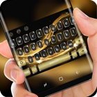 Classic Gold Luxury Silk Keyboard for Huawei アイコン