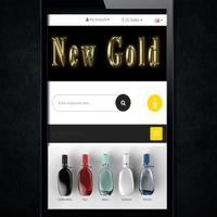 New Gold Perfume الملصق