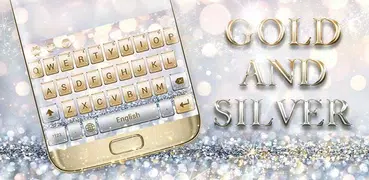 Gold And Silver Keyboard Theme