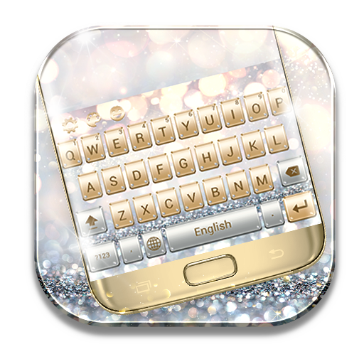 Gold And Silver Keyboard Theme