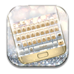 ”Gold And Silver Keyboard Theme