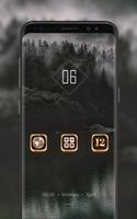 Golden Minimalist Office Style Icon Pack imagem de tela 1