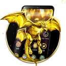 3D Gold Dragon Theme APK