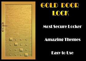 Gold Door Lock Screen capture d'écran 1