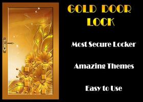 Gold Door Lock Screen capture d'écran 2