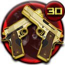 Thème 3D Golden Gun APK