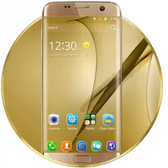 金色主題-專為三星蓋樂世S8+設計 APK 下載