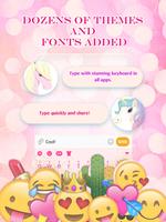 Golden Glitter Love Heart Keyboard Theme for Girls 스크린샷 1