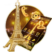 ”Golden Paris Eiffel Tower