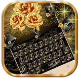 Golden Rose Keyboard Theme biểu tượng