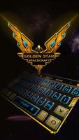 Golden Star spacecraft Plakat