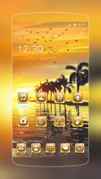 Coconut Palm Sunset Golden screenshot 1