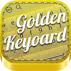 Golden Style 3D Keyboard Theme आइकन