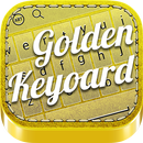 Golden Style 3D Keyboard Theme aplikacja