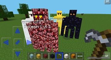 Golems Mod For Minecraft-poster