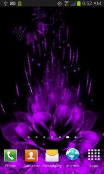 Purple Butterfly Live Wallpaper Background poster